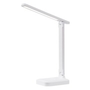 LAMPKA LAMPA LED USB BIUROWA STOŁOWA DLA UCZNIA STUDENCKA SKŁADANA BIAŁA