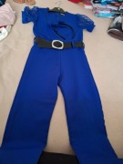 Dziewczęcy kombinezon z krótkim rękawem