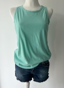 Allude top bawełna turkus r.S