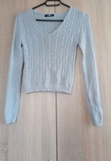 Sweterek szary cienki 