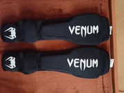 Ochraniacze na piszczele VENUM Kontact EVO 1239-S (biało-czarne)