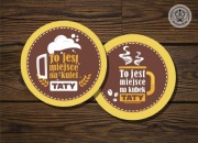 Podkładki pod kufel, kubek - z okazji Dnia Ojca. Zrób tacie prezent