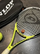 Rakieta tenisowa Dunlop Blaze Pro + pokrowiec + 2 piłki