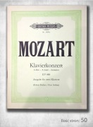 Nuty: W.A.Mozart, Klavierkonzert A-dur na 2 fortepiany, Edition Peters