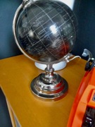 Globus dekoracyjny na biurko czarny