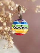 Adresówka dla psa z numerem telefonu, kod QR