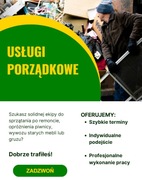 Wywóz gabarytów, gruzu, sprzątanie działek i posesji. Szybkie terminy