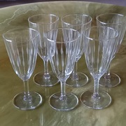 kieliszki do wina nalewek, szlifowane 