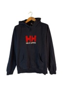 Bluza z kapturem helly Hansen granatowa duże logo XL