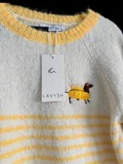 Nowy sweter sweterek Lavysh pies piesek jamnik jamniczek 