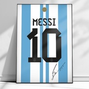 Plakat na ścianę A3 w ramce Messi World Cup 2022