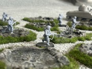 9 kraterów po wybuchach bolt action gra bitewna Makiety