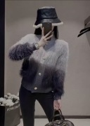 Sweter futerko kurteczka