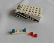 Lego Police (policja) sprawny silnik 9V 4760c01pb01 + sygnalizacja 4771c01