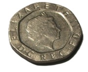 20 pensów 2001 UK – brytyjska moneta obiegowa