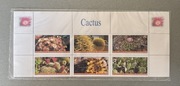 2 arkusze znaczków ** nowych motyw kaktusy kwitnące Gwinea