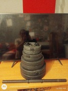 Zestaw ciężarków z gryfem 