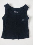 6PM czarna damska koszulka krótka top r XS