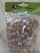 Perły mrożone jasnobrązowy