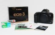 Aparat fotograficzny - lustrzanka tradycyjna Canon EOS 3 w świetnym stanie
