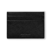 Czarny skórzany portfel na karty Montblanc Sartorial. 5cc