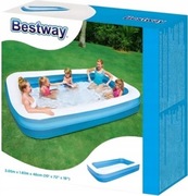 BASEN OGRODOWY DMUCHANY DLA DZIECI RODZINNY DUŻY DO OGRODU BESTWAY 305x183