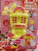 MYSZKA MINNIE mini domek do urządzenia, na kluczyk,  naklejki, figurka