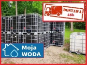CZARNY mauzer zbiornik beczka IBC RSM 1000L na wodę deszczówkę WYSYŁKA