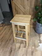 Stołki barowe ikea NILSOLLE wys. 74 cm, 3 sztuki