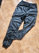 Spodnie, Gil Santucci, skórkowe, czarne, guziki M/L, legginsy