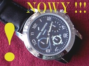 Zegarek NOWY Daniel Hechter DUŻY męski Atlas for Man MONTRE stylowy ŁADNY