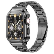 MioHHR – Metalowa bransoleta z etui do Apple Watch 44 mm