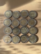Monety 2 euro każda inna 