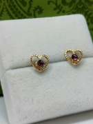 NOWE srebrne 925 kolczyki sztyfty  serca serduszka 