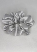 Gumki scrunchie do włosów 100% naturalny jedwab średniej wielkości 