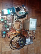 Komputer stacjonarny części zasilacz,kable,wentylatory,itd