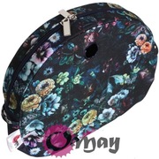 Granatowy organizer do Obag MOON LIGHT kwiaty ogród nocny 2 kieszenie OMAY