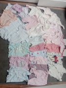 Zestaw ciuszkow dla dziewczynki 100 sztuk