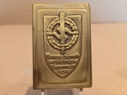 Stare, niemieckie, mosiężne etui, oprawka, koperta na zapałki