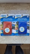 Dwa aluminiowe porflele na karty RFID