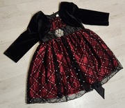 strój wampirzyca wampirka czarownica diablica halloween 1140