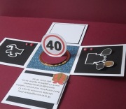 Exploding box urodzinowy.