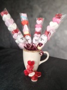 Lizaki z pianek marshmallow podziękowania urodziny