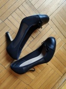 Clara Barson Pantofle czółenka eleganckie r. 37 czarne 