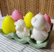 Świeca sojowa dekoracyjna wolnostojąca 