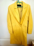 Kurtka, długa marynarka, imitacja skóry