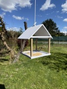 Karmnik dla ptaków DUŻY XXL budka dla ptaków domek lęgowy sikorki