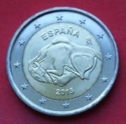 2  Euro  2015  r  -  Hiszpania  Jaskinia Altamiry  Byk     stan !!!