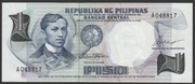 Filipiny 1 piso 1969 - A - Jose Rizal - stan bankowy UNC