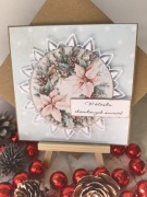 KARTKA ŚWIĄTECZNA handmade w kopercie - personalizowana, ręcznie robiona